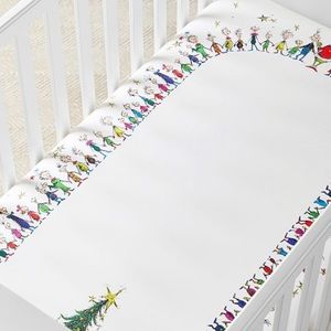 Pottery Barn Kids Dr. Seuss's The Grinch™ Fitted Crib Sheet